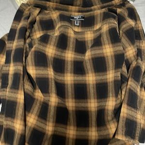 Forever 21 medium brown flannel